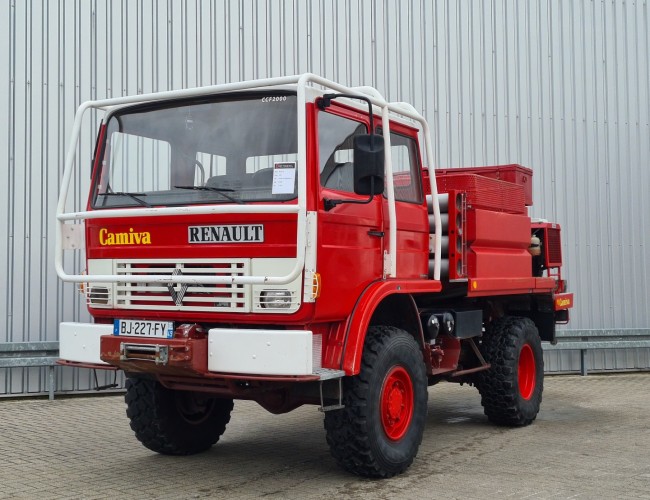 Renault 110 150 4x4 -1.500 ltr -Feuerwehr, Fire brigade - Expeditie, Camper - 5,4 t. Lier, Winch, Doppelcabine TT 4411