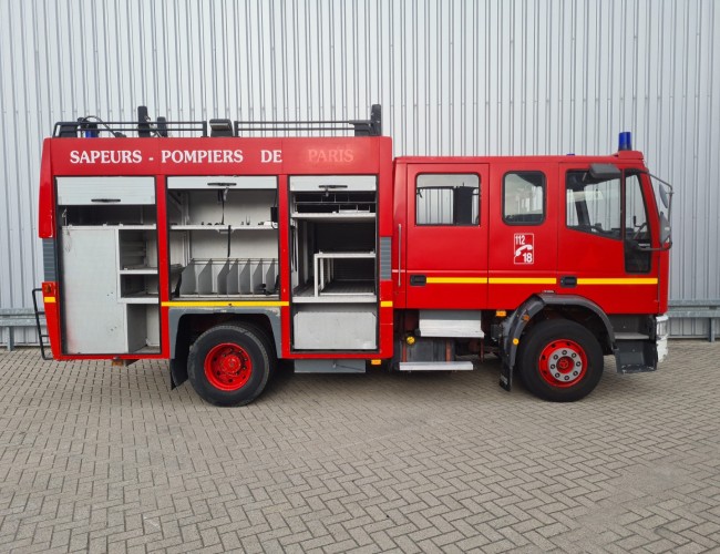 Iveco EuroCargo 150 E23 Sides - Doppelcabine - 1.000 ltr - Brandweer, Feuerwehr, Fire brigade, Doka, Camper TT 4492