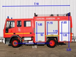 Iveco EuroCargo 150 E23 Sides - Doppelcabine - 1.000 ltr - Brandweer, Feuerwehr, Fire brigade, Doka, Camper TT 4492