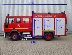 Iveco EuroCargo 150 E23 Sides - Doppelcabine - 1.000 ltr - Brandweer, Feuerwehr, Fire brigade, Doka, Camper TT 4492