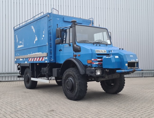 Mercedes-Benz Unimog 5000 4x4 - (type 437.4) - 1.500 kg laadklep - Lier - Expeditievoertuig, Camper TT 4552