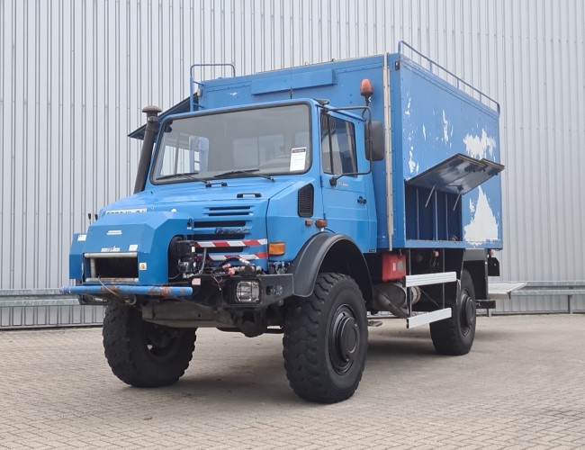 Mercedes-Benz Unimog 5000 4x4 - (type 437.4) - 1.500 kg laadklep - Lier - Expeditievoertuig, Camper TT 4552