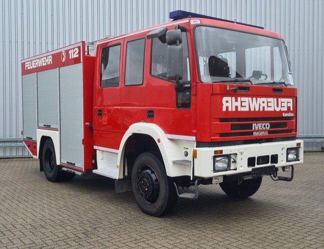 Iveco 135 E24 Euro Fire 4x4 -2.400 ltr - Eurocargo - Brandweer, Feuerwehr, Fire brigade - Expeditie, Camper, DOKA TT 4615