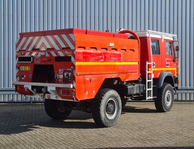 MAN LE 18.220 4x4 -4.000 ltr -200 ltr Foam -Camper -Fire, Brandweer, Expeditie, Rally -Pump missing parts TT 4659