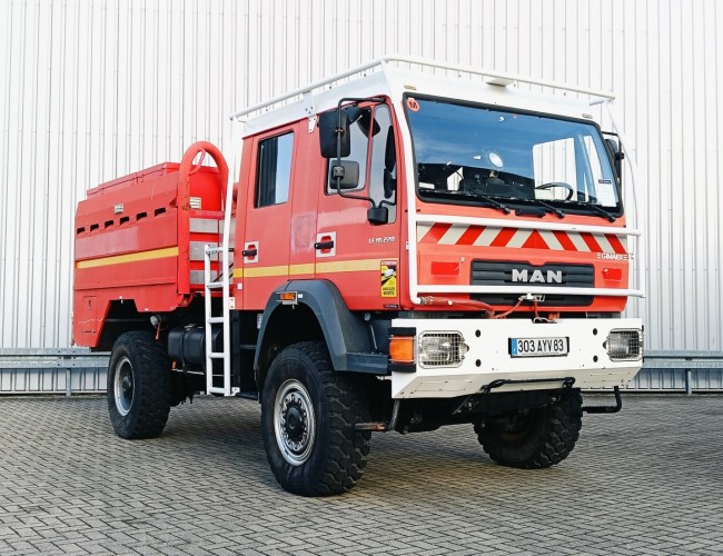 MAN LE 18.220 4x4 -4.000 ltr -200 ltr Foam -Camper -Fire, Brandweer, Expeditie, Rally TT 4689