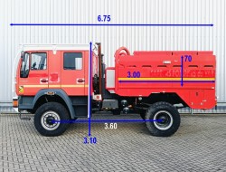 MAN LE 18.220 4x4 -4.000 ltr -200 ltr Foam -Camper -Fire, Brandweer, Expeditie, Rally TT 4689