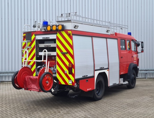 Mercedes-Benz 1124 AF 4x4 - 1.300 ltr -Brandweer, Feuerwehr, Fire brigade- Crew Cab - Expeditie, Camper, Low Gear! TT 4697