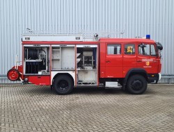 Mercedes-Benz 1124 AF 4x4 - 1.300 ltr -Brandweer, Feuerwehr, Fire brigade- Crew Cab - Expeditie, Camper, Low Gear! TT 4697