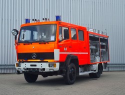 Mercedes-Benz 1120 AF 4x4 - 2.500 ltr -Brandweer, Feuerwehr, Fire brigade- Crew Cab - Expeditie, Camper, Low Gear! TT 4724