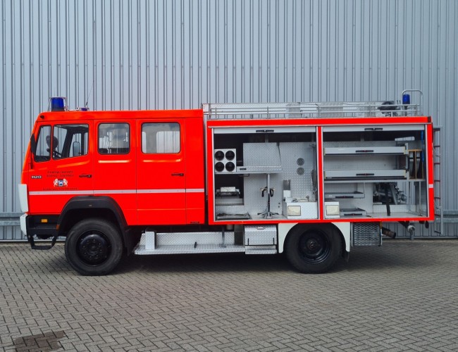 Mercedes-Benz 1120 AF 4x4 - 2.500 -Brandweer, Feuerwehr, Fire brigade- Crew Cab - Expeditie, Camper, Low Gear! TT 4724