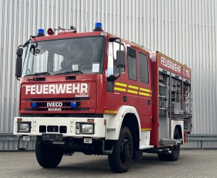 Iveco 135 E22 Eurofire 4x4 - 1.600 ltr watertank -Feuerwehr, Fire brigade- Crew Cab - Expeditie, Camper TT 4727