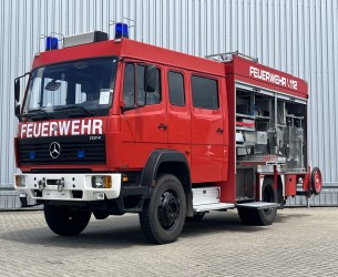 Mercedes-Benz 1124 AF 4x4 - 1.600 ltr  -Feuerwehr, Fire brigade- Crew Cab - Expeditie, Camper TT 4729