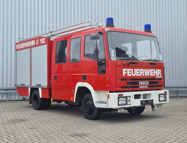 Iveco Eurocargo 75E14 600 ltr watertank - Feuerwehr, Fire truck - Crewcab, Doppelcabine TT 4730