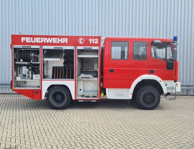 Iveco EuroFire 95E18 4x4 -600 ltr -Feuerwehr, Fire Brandweer - Expeditie, Camper, DOKA TT 4734