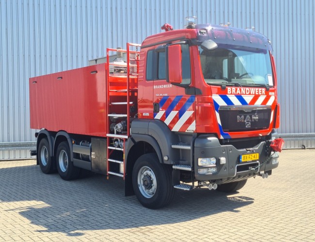 MAN TGS 26.400 6x6 - 16.000 ltr Brandweer, Feuerwehr, Fire - Waterkannon TT 4736