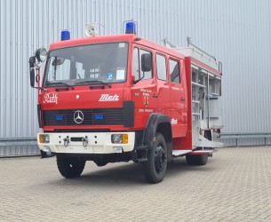 Mercedes-Benz 1120 4x4 - 1.200 ltr Brandweer, Feuerwehr, Fire brigade- Crew Cab - Expeditie, Camper TT 4740