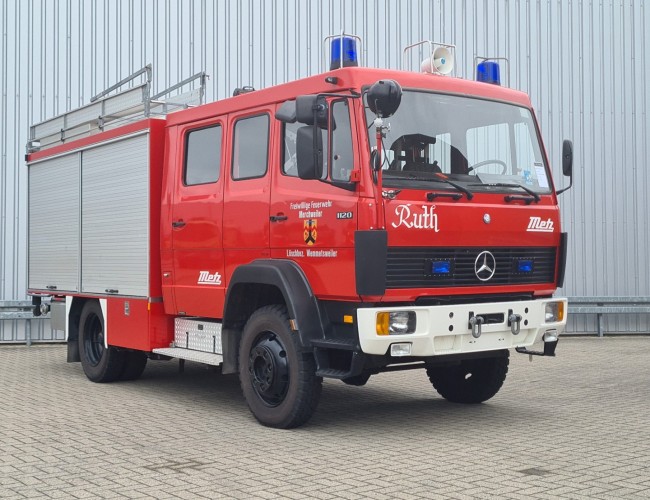 Mercedes-Benz 1120 4x4 - 1.200 ltr Brandweer,Feuerwehr, Fire brigade- Crew Cab - Expeditie, Camper TT 4740