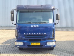 Iveco EuroCargo 90E18 21t. max. Train weight, GVW, Low loader, Loading ramp, Machine transporter, (BE combi) TT 4744