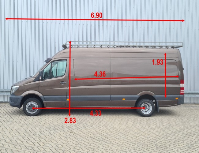 Mercedes-Benz Sprinter 519 CDI V6 3.0 - Air conditioning - Navigation - Tow bar - Camera TT 4753