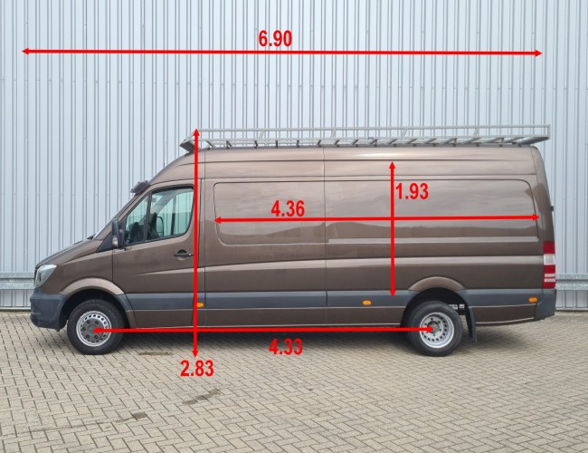 Mercedes-Benz Sprinter 519 CDI V6 3.0 - Airco -Navigatie - Trekhaak - Camera TT 4754