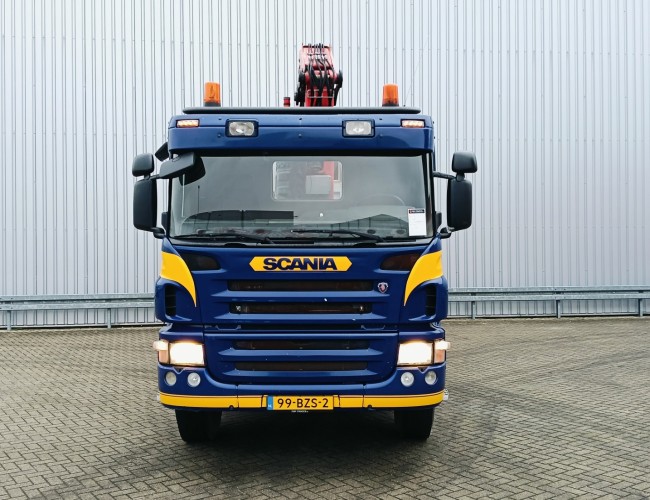 Scania P 420 8x4 - 29TM Kraan, 3 pedalen - Kipper, Retarder TT 4763