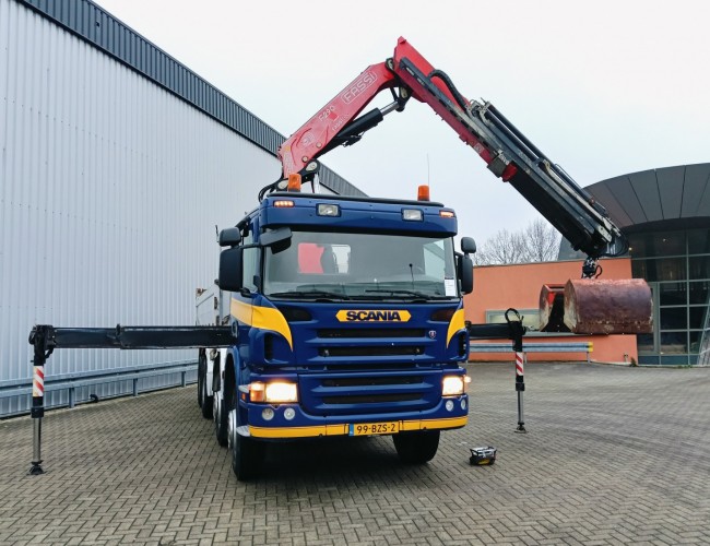 Scania P 420 8x4 - 29TM Kraan, 3 pedalen - Kipper, Tipper, Benne TT 4763