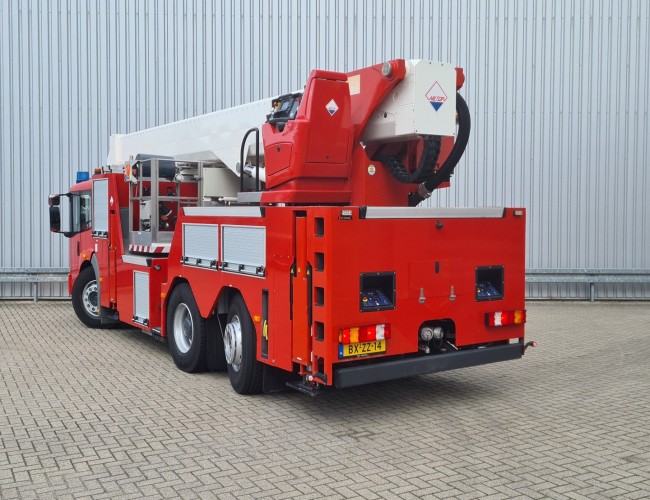 Mercedes-Benz Econic 2633 6x2 - 32 mtr. Hilton Hoogwerker, Ladderspuit, Spuitmonitor - Brandweer TT 4767