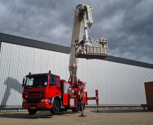 DAF CF FAN 75.360 6x2 - 34 mtr. Hilton Fire Platform, Ladder Sprayer, Spray Monitor - Fire Brigade TT 4768