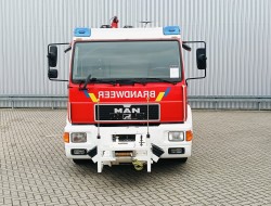 MAN 14.284 Effer 6,5 TM Kraan, Brandweer, Fire, Feuerwehr, Materiaalwagen, Aggregaat TT 4772