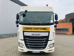 DAF XF 106.460 Machine transporter, Volume combination, Width transport, Through loading TT 4777