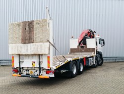 MAN TGS 35.360 8x2 - 24 TM Crane, Machine transporter, Loading ramp, towing truck 5,4 T. winch TT 4781