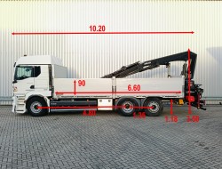 MAN TGS 26.470 HIAB 23TM Kraan, Crane, Kran, Grue - Retarder - Remote control TT 4785