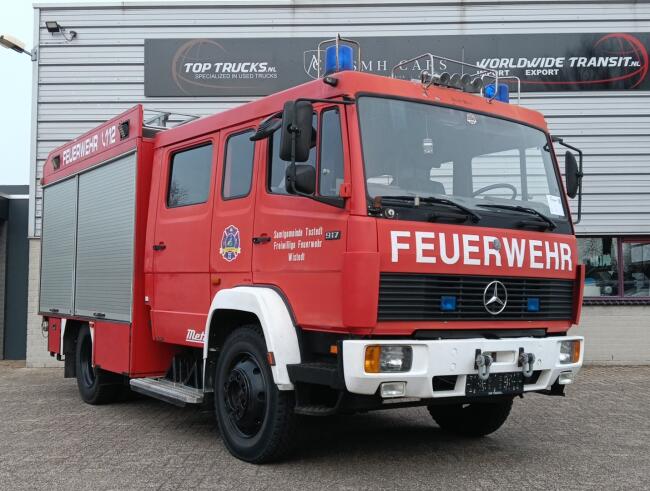 Mercedes-Benz 917 AK 4x4 -1.250 ltr -Brandweer, Feuerwehr, Fire brigade - Expeditie, Camper TT 4390