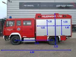 Mercedes-Benz 917 AK 4x4 -1.250 ltr -Brandweer, Feuerwehr, Fire brigade - Expeditie, Camper TT 4390