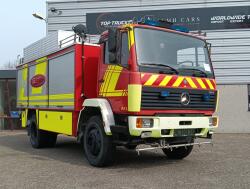 Mercedes-Benz 1124 AF 4x4 - 1.800 ltr - 600 ltr Foam -Brandweer, Feuerwehr, Fire brigade - Expeditie, Camper TT 4435