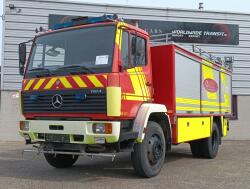 Mercedes-Benz 1124 AF 4x4 - 1.800 ltr - 600 ltr Foam -Brandweer, Feuerwehr, Fire brigade - Expeditie, Camper TT 4435