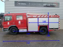 Mercedes-Benz Atego 1325 1.600 ltr -Brandweer, Feuerwehr, Fire truck - Crewcab, Doppelcabine TT 4682