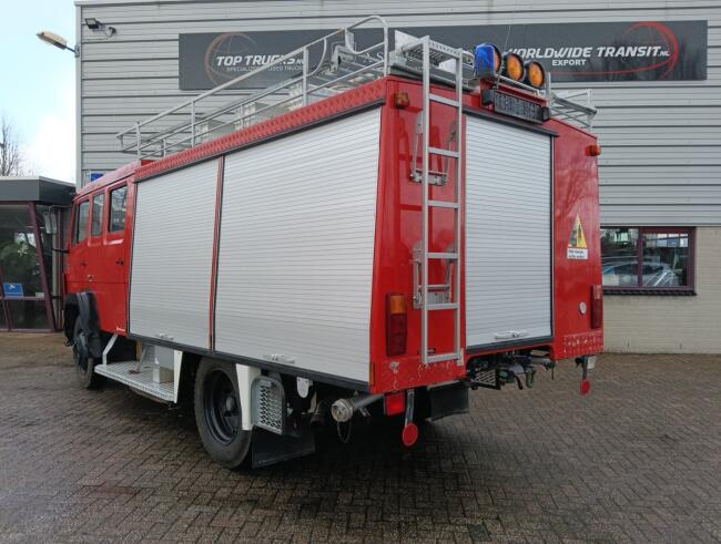 Mercedes-Benz 1120 AF 4x4 - 1.600 ltr watertank -Feuerwehr, Fire brigade- Crew Cab - Expeditie, Camper, Low Gear! TT 4704