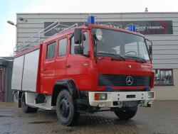 Mercedes-Benz 1120 AF 4x4 - 1.600 ltr watertank -Feuerwehr, Fire brigade- Crew Cab - Expeditie, Camper, Low Gear! TT 4704