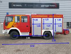 Iveco 135 E24 Euro Fire 4x4 -1600 ltr -Brandweer, Feuerwehr, Fire brigade - Expeditie, Camper, DOKA TT 4723