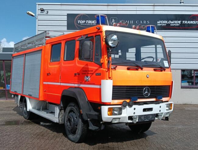 Mercedes-Benz 1120 AF 4x4 - 2.500 ltr -Brandweer, Feuerwehr, Fire brigade- Crew Cab - Expeditie, Camper, Low Gear! TT 4724