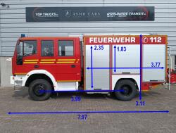Iveco 135 E22 Eurofire 4x4 - 1.600 ltr -Brandweer, Feuerwehr, Fire brigade- Crew Cab - Expeditie, Camper TT 4727