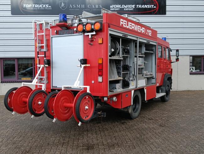 Mercedes-Benz 1124 AF 4x4 - 1.600 ltr -Brandweer, Feuerwehr, Fire brigade- Crew Cab - Expeditie, Camper TT 4729