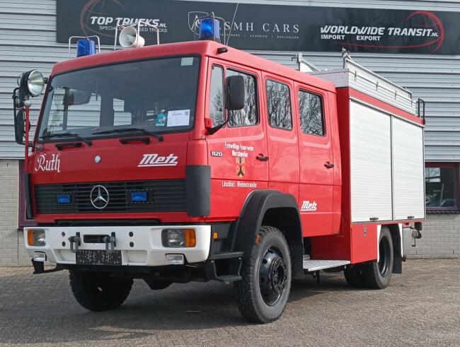 Mercedes-Benz 1120 4x4 - 1.200 ltr Brandweer,Feuerwehr, Fire brigade- Crew Cab - Expeditie, Camper TT 4740