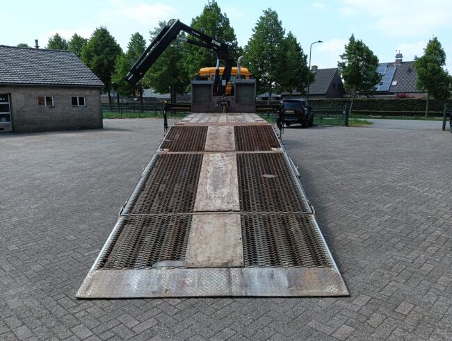 MAN TGS 35.360 8x2 - Hiab 16 TM Kraan, Machine transporter, Oprijwagen, afsleepwagen 6,27 T. lier TT 4832