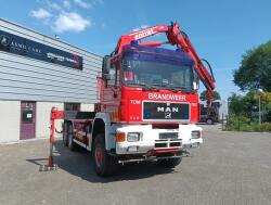 MAN 33.372 6x6 - 14TM Kraan, Crane, Kran - Haakarm, Hooklift, Abrolkipper - Big Axle - BB TT 4838-A