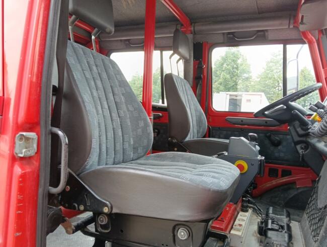 Unimog U 5000 Mercedes Benz -4x4 - (type 437.4) 4000 ltr -Lier, Winch -Feuerwehr Doppelkabine,Uberrollkafig - Camiva TT 4853