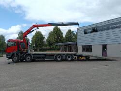 MAN TGS 35.360 8x2 - Fassi 23TM Kraan, Machine transporter, Oprijwagen, afsleepwagen 6.2T. lier TT 4849-A