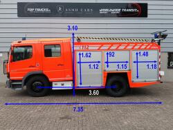 Mercedes-Benz Atego 1225 Calamiteiten, Brandweer, Crewcab, Dubbele cabine, Reddingsset, Holmatro TT 4863