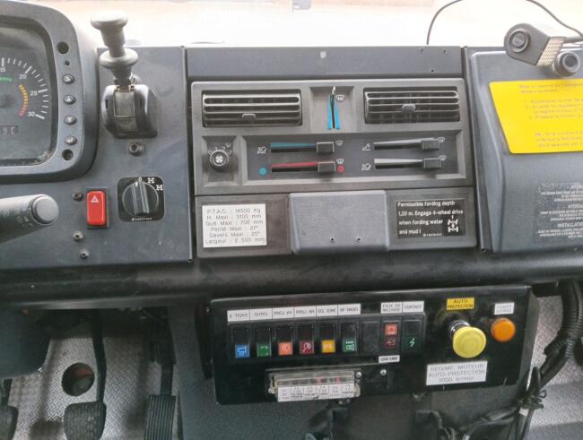 Unimog U 5000 Mercedes Benz -4x4 - (type 437.4) 4000 ltr -Lier, Winch -Feuerwehr Doppelkabine,Uberrollkafig - Cimaex TT 4887